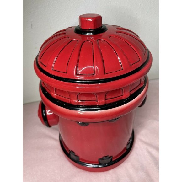 Appletree Design Who Let the Dawgs Out Fire Post Cookie Jar, 10-Inch - Picture 1 of 9